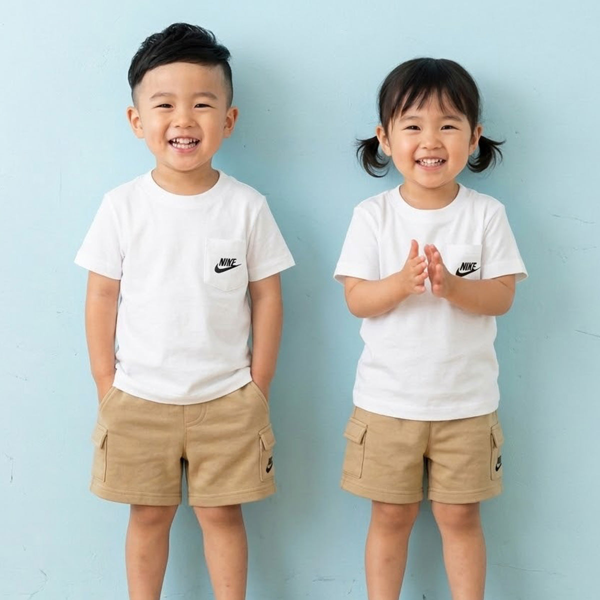 ナイキ ジュニア Tシャツ ハーフパンツ上下 NIKE アパレル 上下 76N041