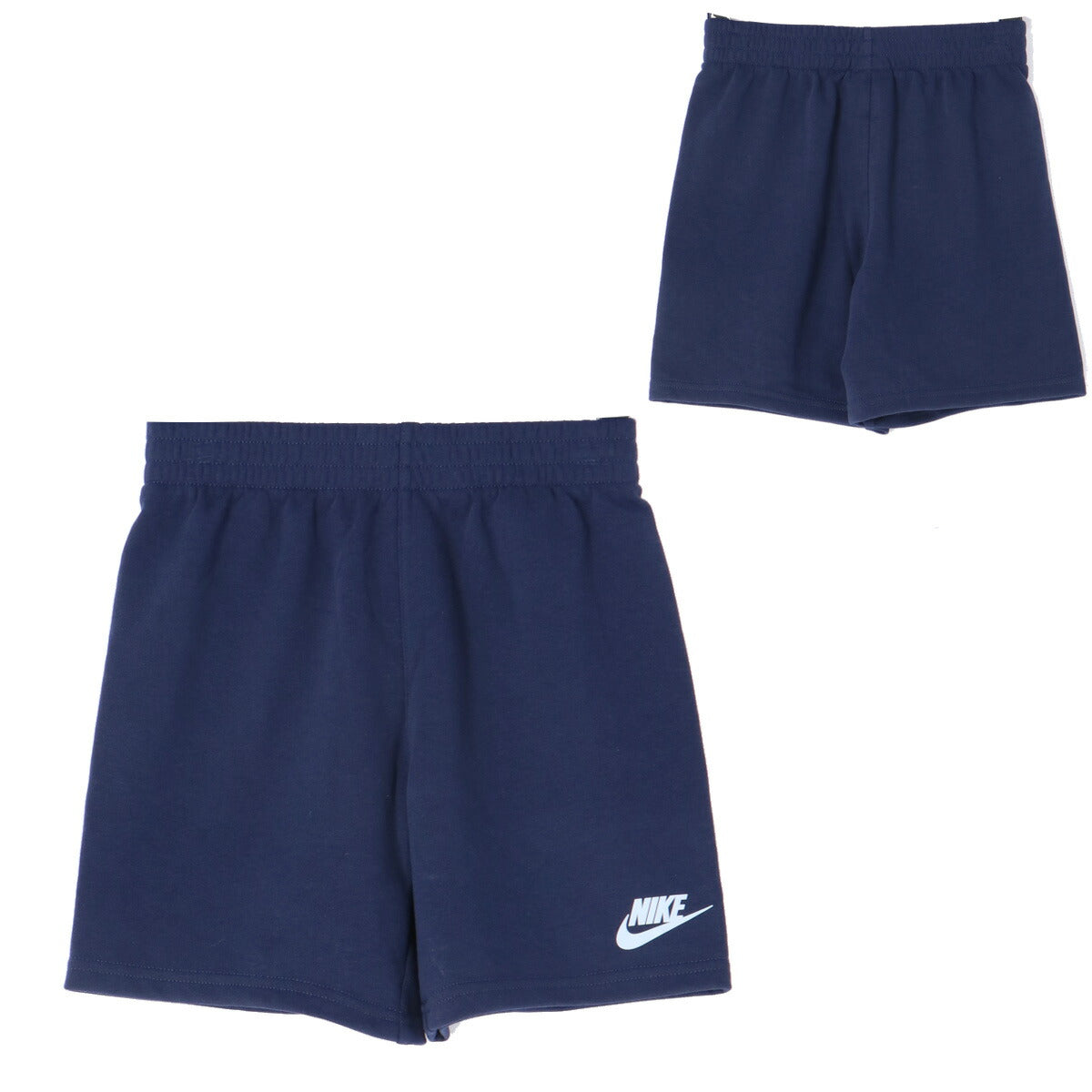 ナイキ NSW Tシャツ ハーフパンツ 上下 セットアップ ジュニア ブランド NIKE 半袖 4才 5才 6才 7才 86N043 B0H 紺 ネイビー 新作 上下セット 男 女の子 キッズ 男の子 スポーツウェア トレーニングウェア