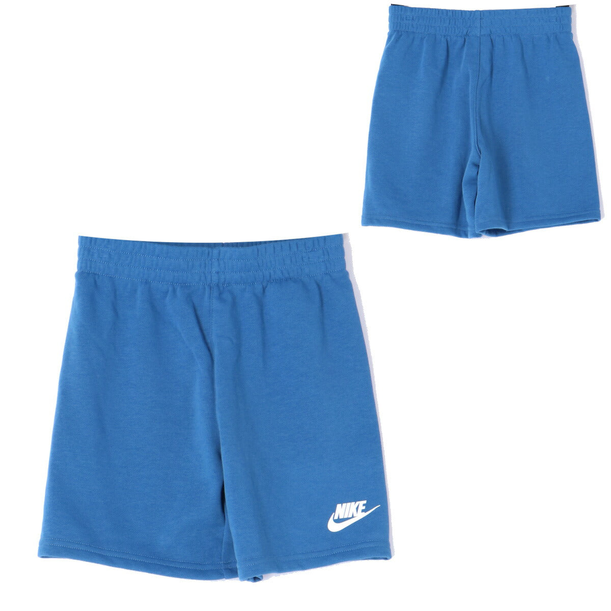 ナイキ NSW Tシャツ ハーフパンツ 上下 セットアップ ジュニア ブランド NIKE 半袖 4才 5才 6才 7才 86N043 B0H 白 ホワイト 新作 上下セット 男 女の子 キッズ 男の子 スポーツウェア トレーニングウェア