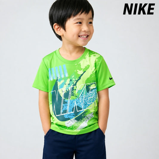 ナイキ Tシャツ ジュニア 緑 グリーン 86N831