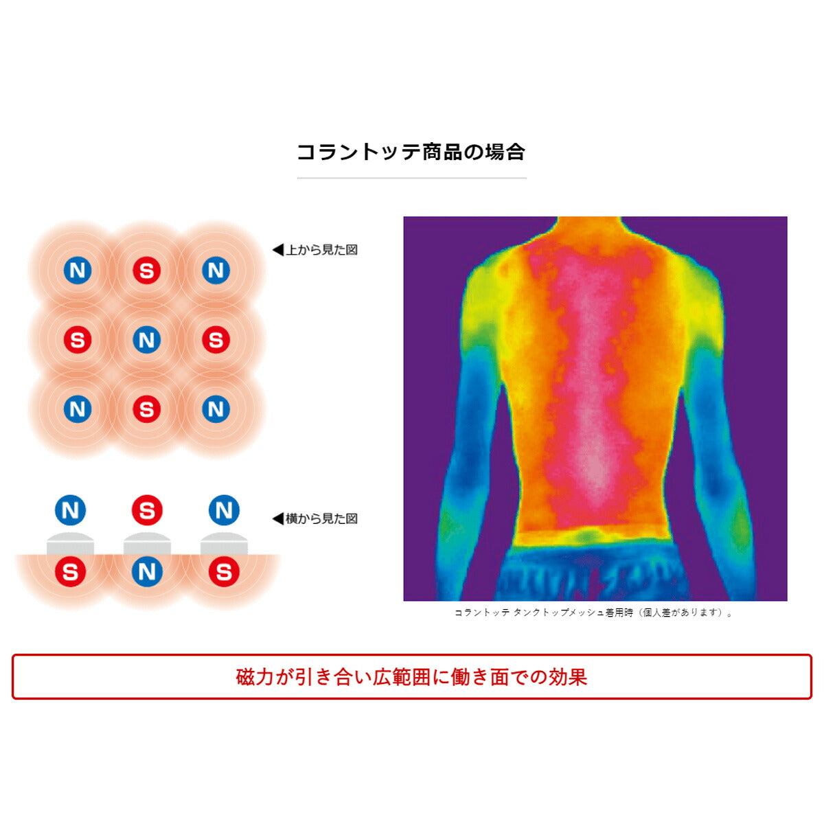 コラントッテ 磁気ネックレス メンズ レディース TAO ネックレス スリム RAFFI mini 黒 ブラック ABAPT5