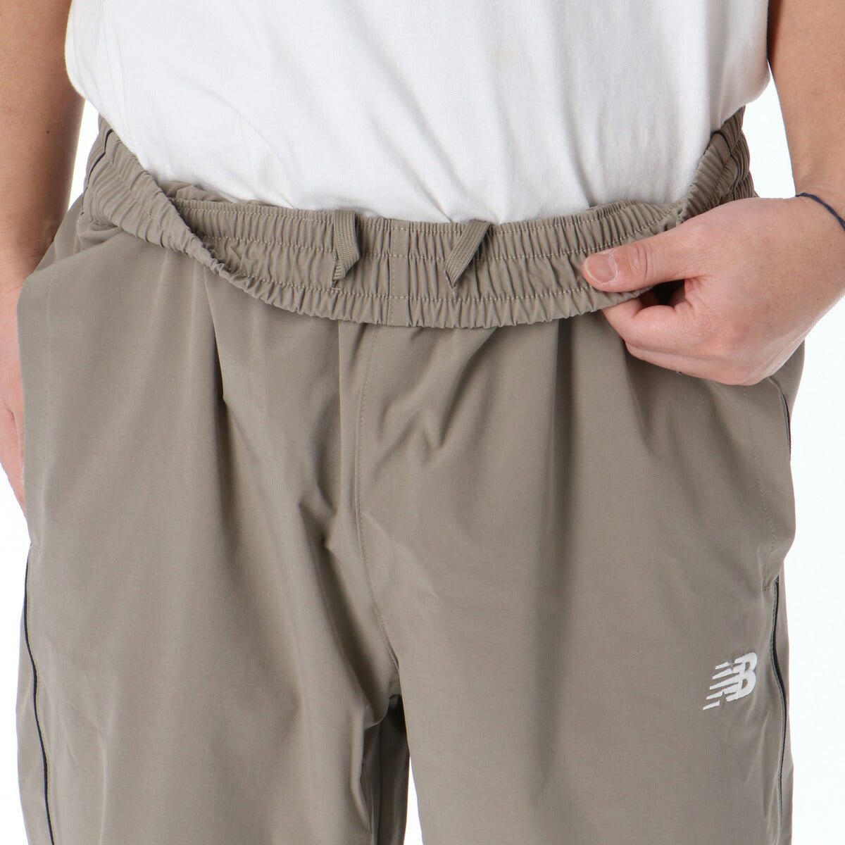 ニューバランス ウーブン クロス薄手 ジャージ 上下 セットアップ メンズ ブランド newbalance ドライ AMJ51504 DOK あす楽 3ds 薄茶色 ベージュ SALE セール 上下セット 大きいサイズ 有 スポーツウェア トレーニングウェア スポーツ おしゃれ - 【公式】限定ジャージのタケスポ（Limited jersey takespo）