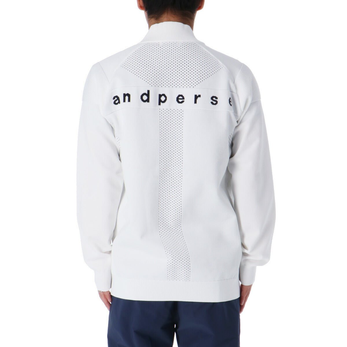アンパスィ ブルゾン メンズ ブランド and per se フルジップ ニットジャケット ウォッシャブル AMS1114A2 あす楽 3ds SALE セール 大きいサイズ 有 スポーツウェア トレーニングウェア スポーツ おしゃれ - 【公式】限定ジャージのタケスポ（Limited jersey takespo）