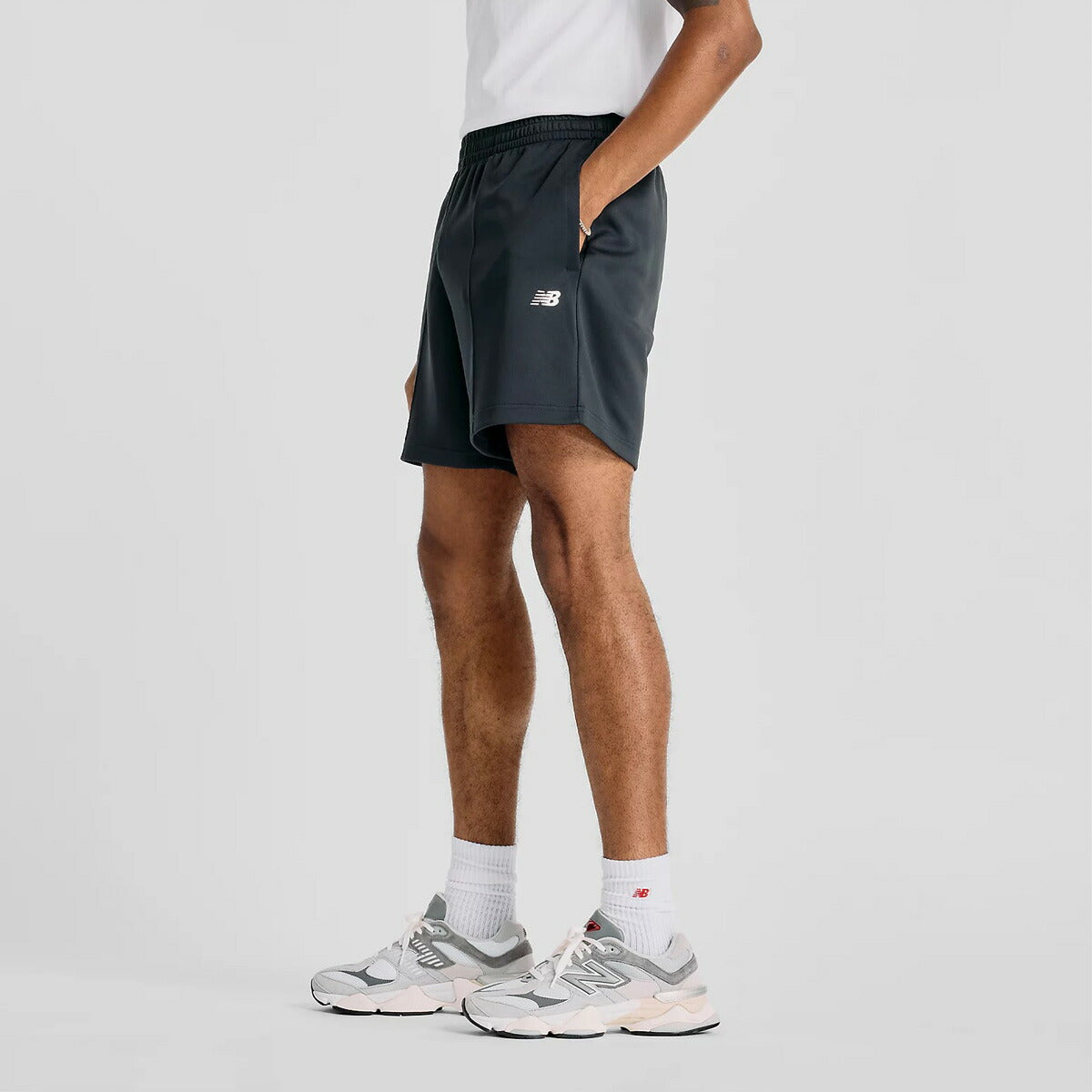 ニューバランス メンズ ハーフパンツ ワンポイント newbalance アパレル 下 AMS51207
