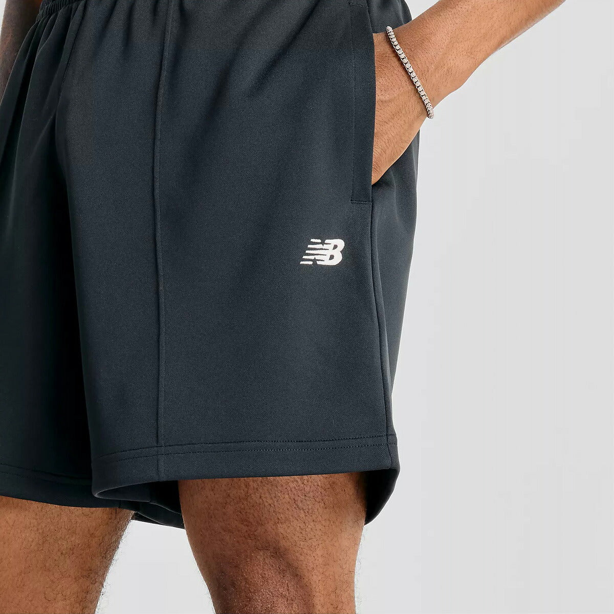 ニューバランス メンズ ハーフパンツ ワンポイント newbalance アパレル 下 AMS51207