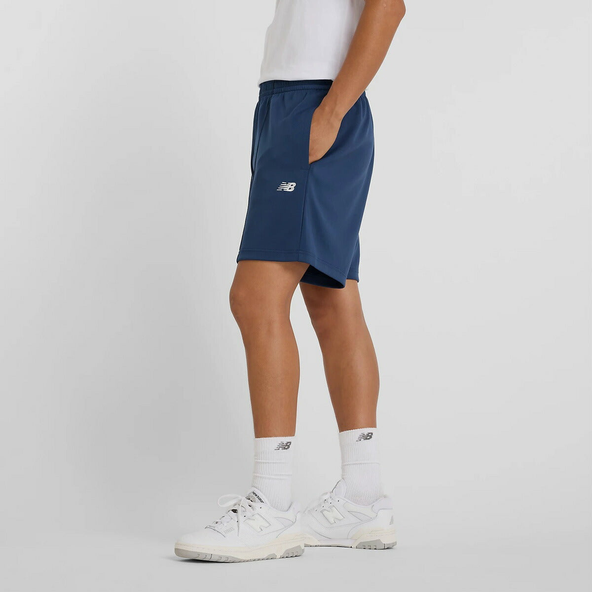 ニューバランス メンズ ハーフパンツ ワンポイント newbalance アパレル 下 AMS51207