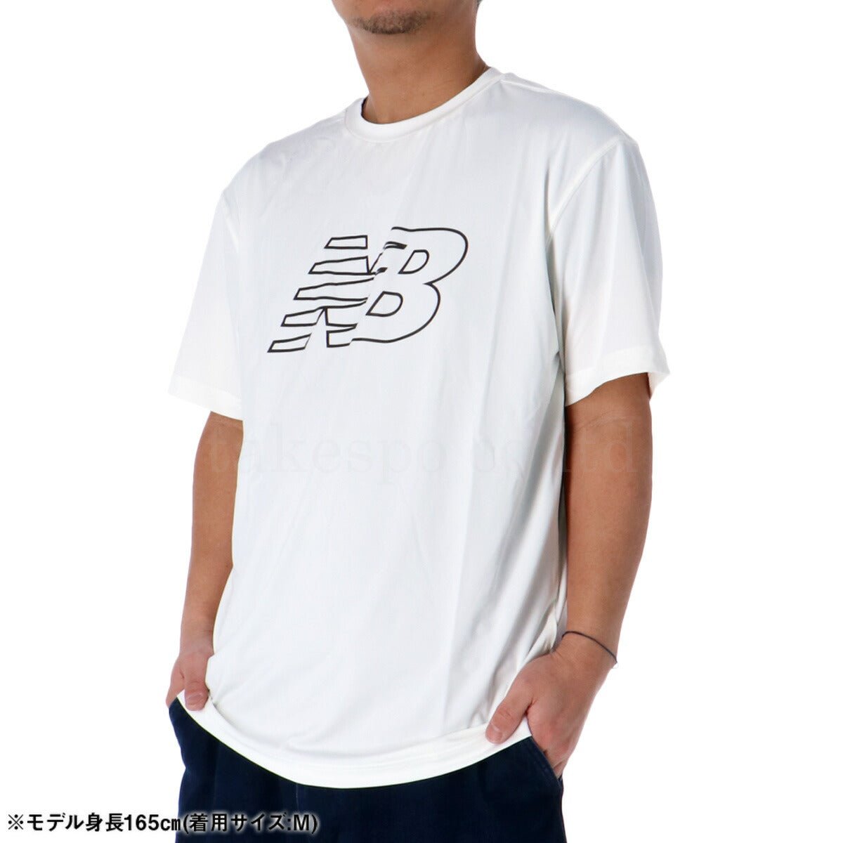 ニューバランス 半袖 吸汗 速乾 フライングロゴ Tシャツ メンズ ブランド newbalance 薄手 ドライ ロゴ AMT51510 SST 3ds 白 ホワイト SALE セール 大きいサイズ 有 スポーツウェア トレーニングウェア スポーツ おしゃれ - 【公式】限定ジャージのタケスポ（Limited jersey takespo）