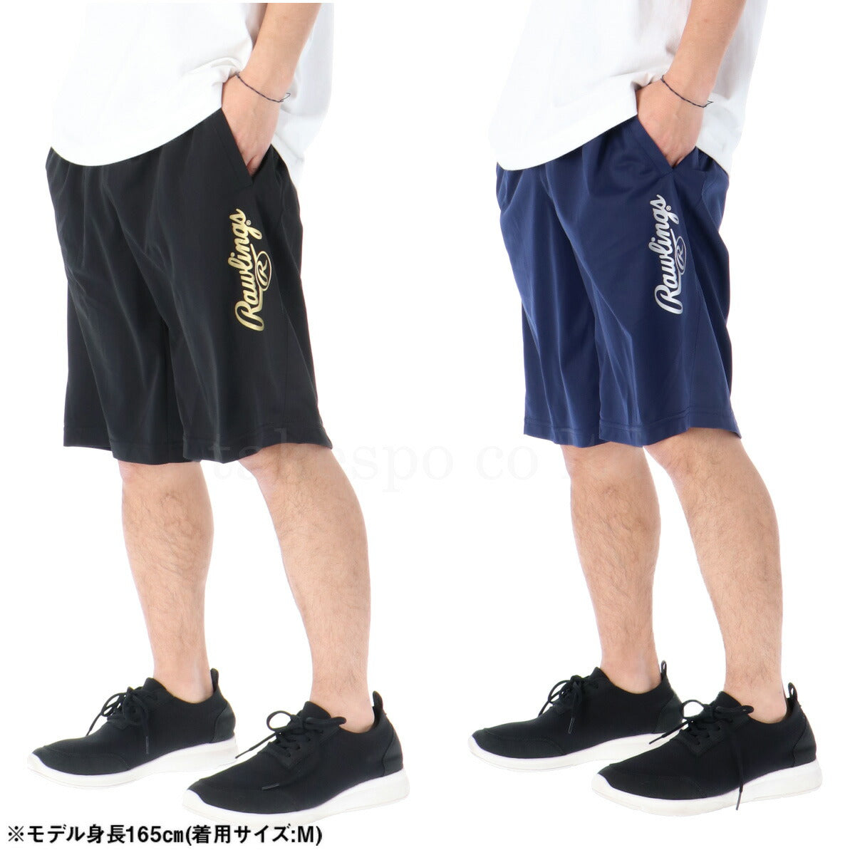 ローリングス ハーフパンツ メンズ プレーヤー ブラック ネイビー AOP10F01T