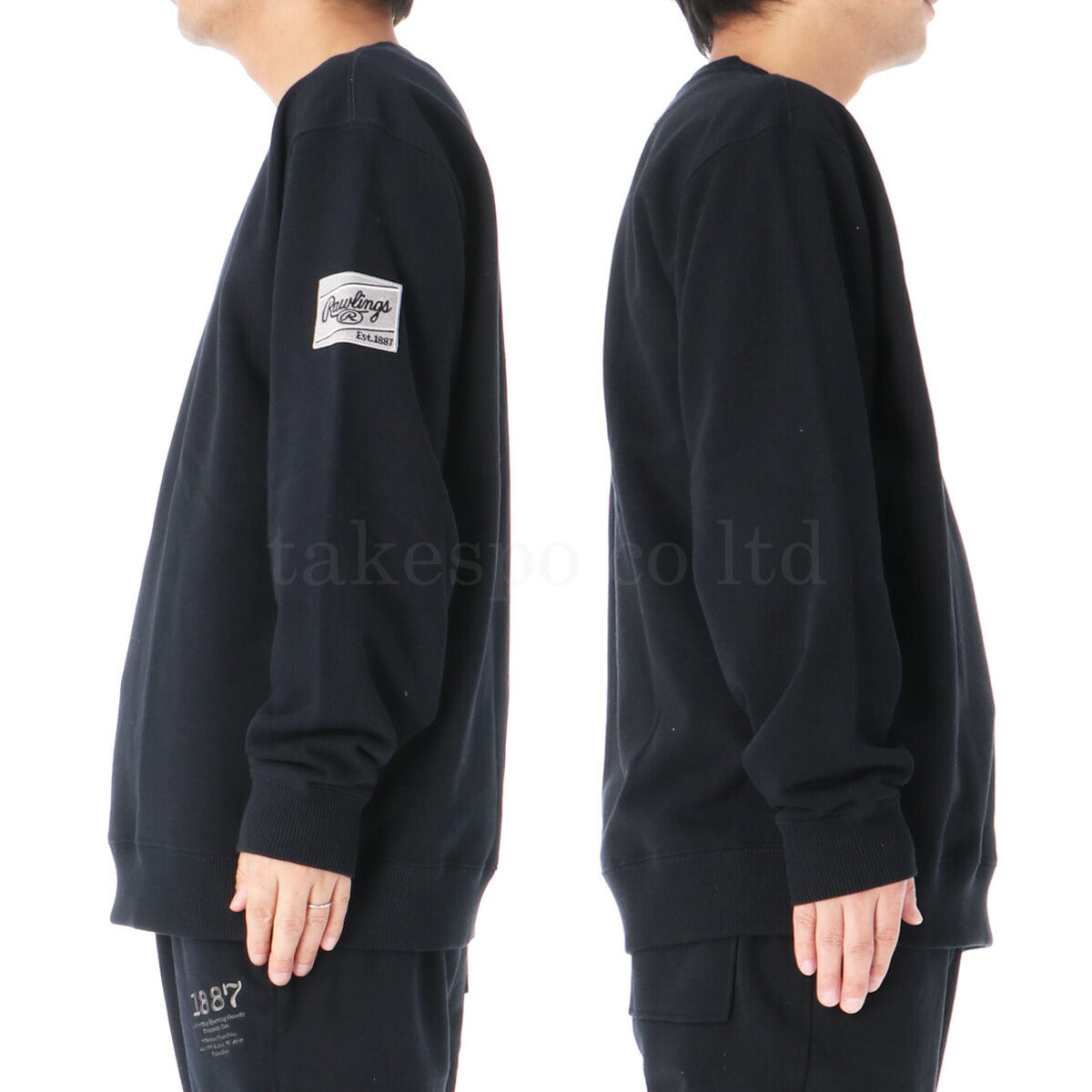 ローリングス メンズ スウェット上下 ウラケスウェットプ Rawlings アパレル 上下 AOS14F14/AOP14F15