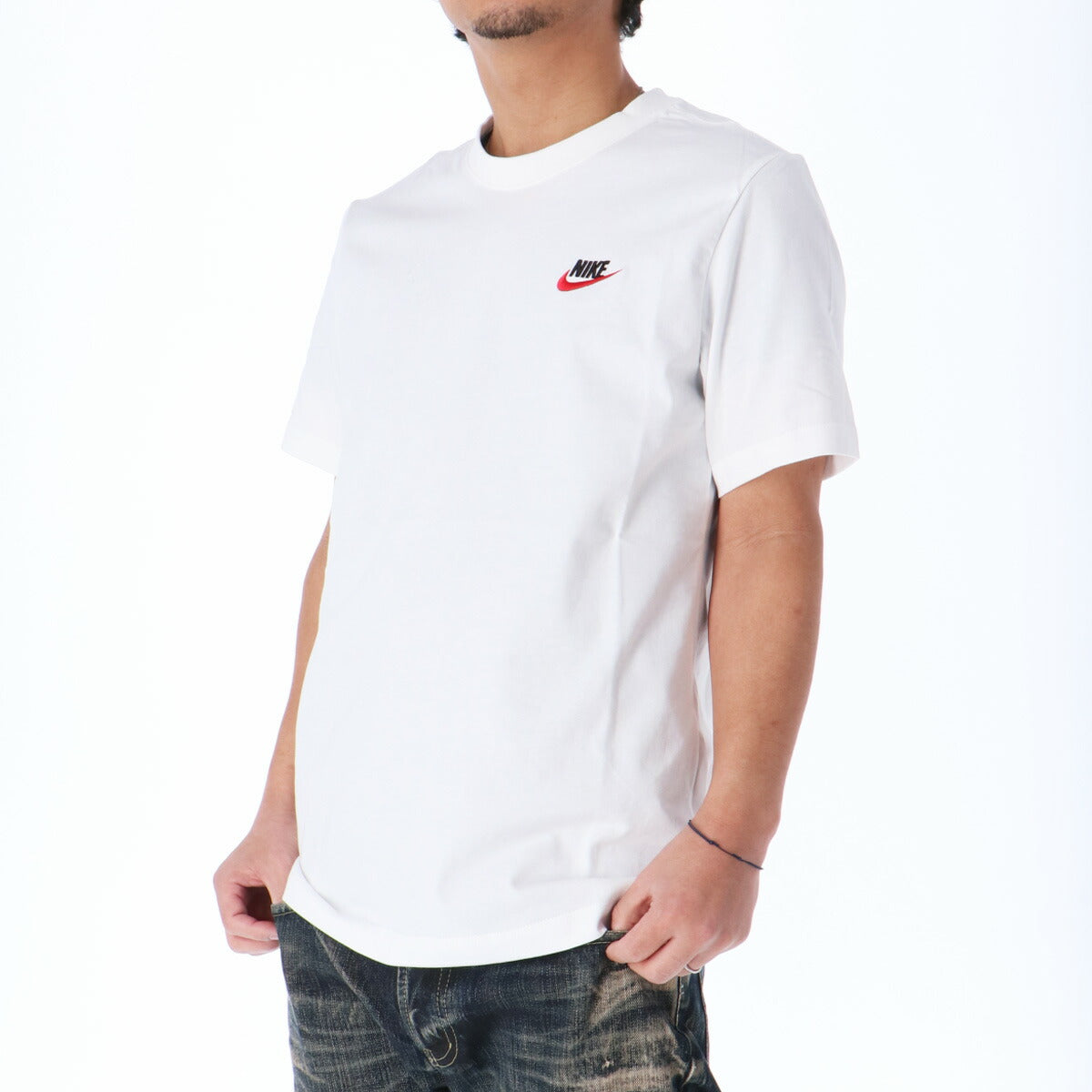 ナイキ Tシャツ メンズ クラブ 白 ホワイト AR4999