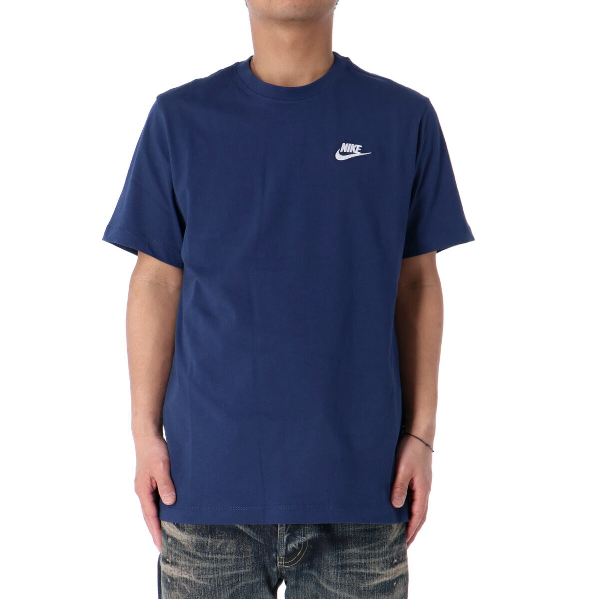 ナイキ Tシャツ メンズ クラブ 紺 ネイビー AR4999