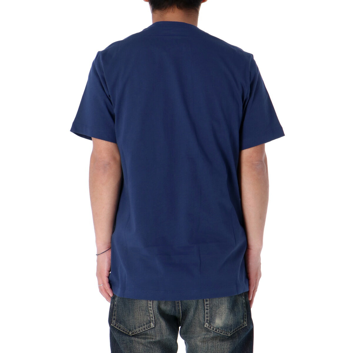 ナイキ 半袖 クラブ Tシャツ メンズ ブランド NIKE 綿T コットン100% ワンポイントロゴ AR4999 410 紺 ネイビー 新作 大きいサイズ 有 スポーツウェア トレーニングウェア スポーツ おしゃれ