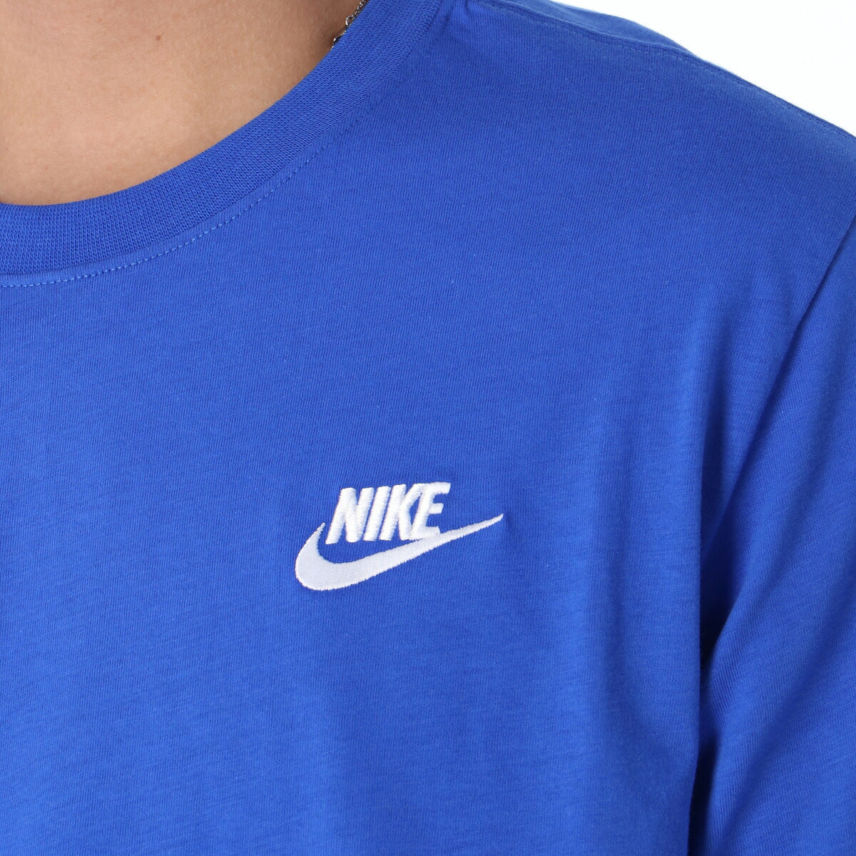 ナイキ 半袖 クラブ Tシャツ メンズ ブランド NIKE 綿T コットン100% ワンポイントロゴ AR4999 480 青 ブルー 新作 大きいサイズ 有 スポーツウェア トレーニングウェア スポーツ おしゃれ