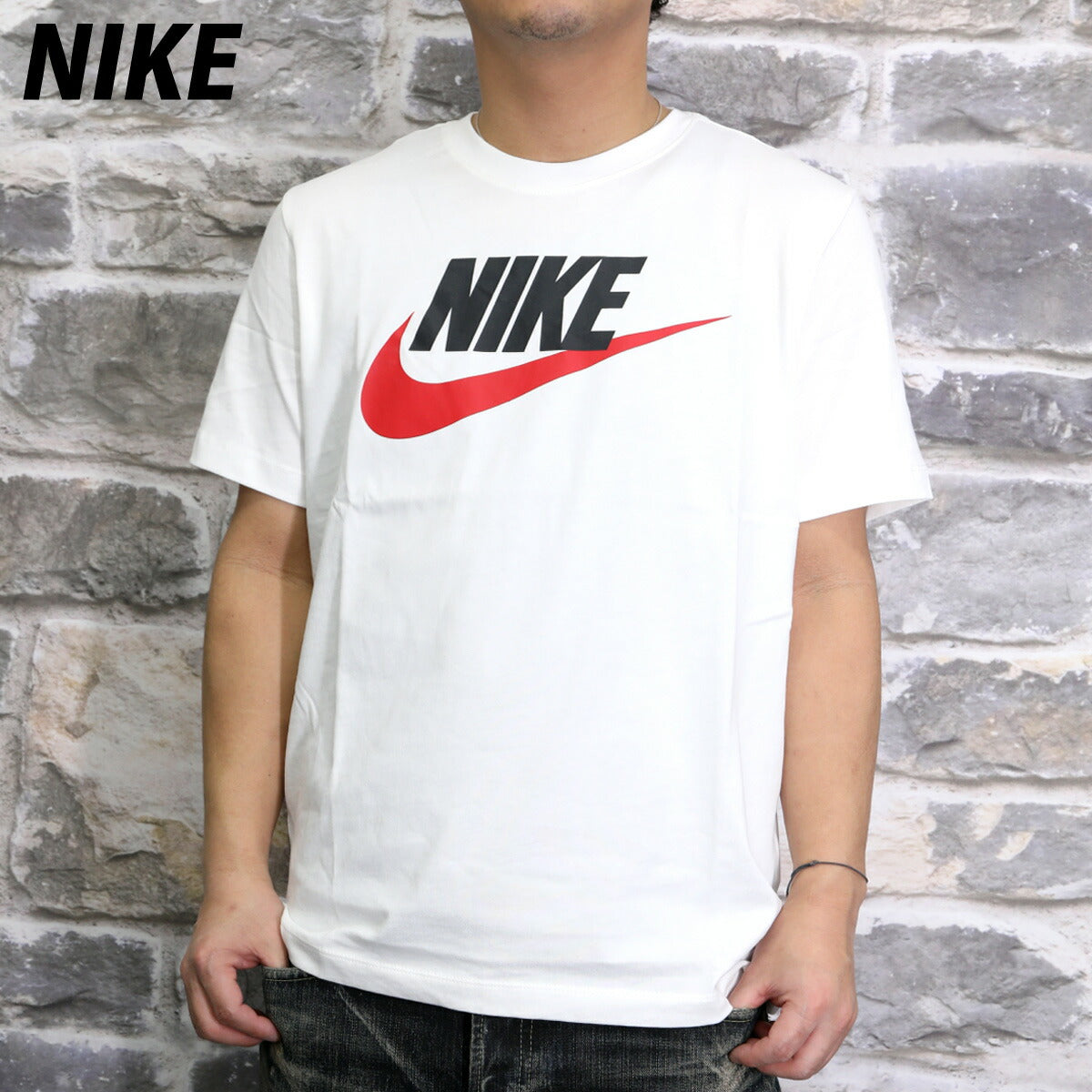 ナイキ Tシャツ メンズ フューチュラ アイコン 白 ホワイト AR5005