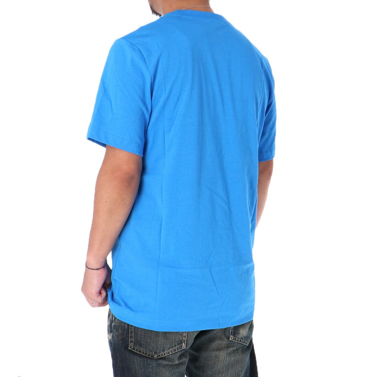 ナイキ 半袖 スポーツウェア Tシャツ メンズ ブランド NIKE 綿100% JUST DO IT スウッシュ AR5007 436 青 ブルー 新作 大きいサイズ 有 トレーニングウェア スポーツ おしゃれ - 【公式】限定ジャージのタケスポ（Limited jersey takespo）