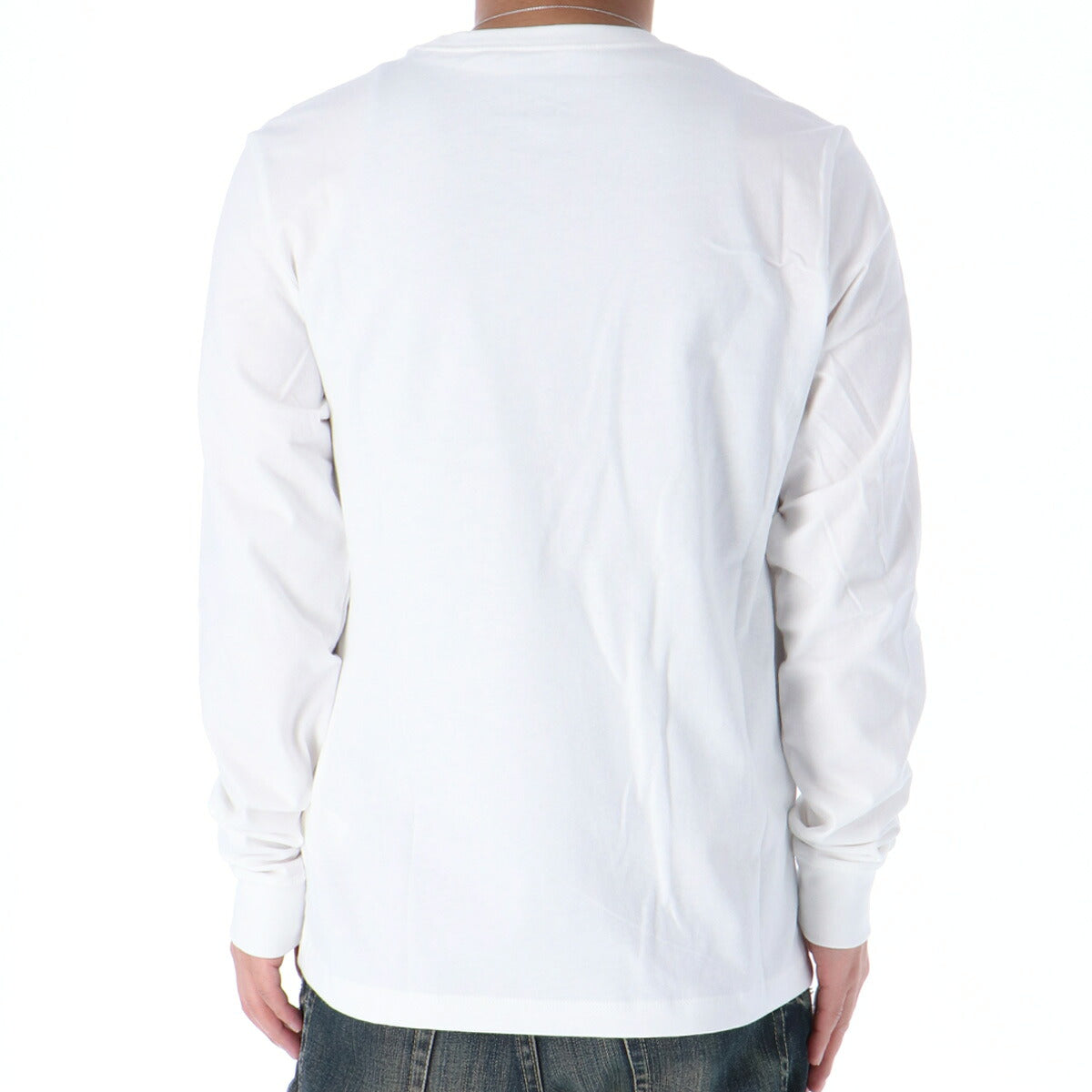 ロンT 長袖Tシャツ メンズ ブランド ナイキ スポーツ Tシャツ ロンティー ロングTシャツ 長袖 NIKE クラブ ワンポイント AR5194 白 ホワイト 新作 大きいサイズ 有 スポーツウェア
