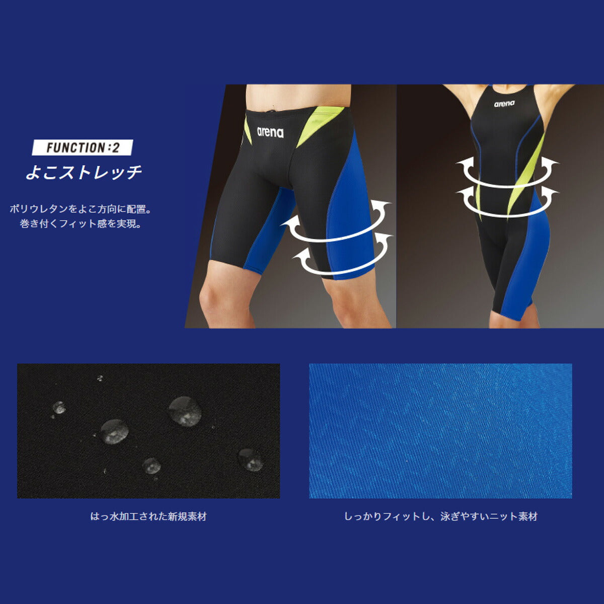 アリーナ ガールズ スイムウェア アクアアドバンスド AQUA ADVANCED arena アパレル ARN1020WJ