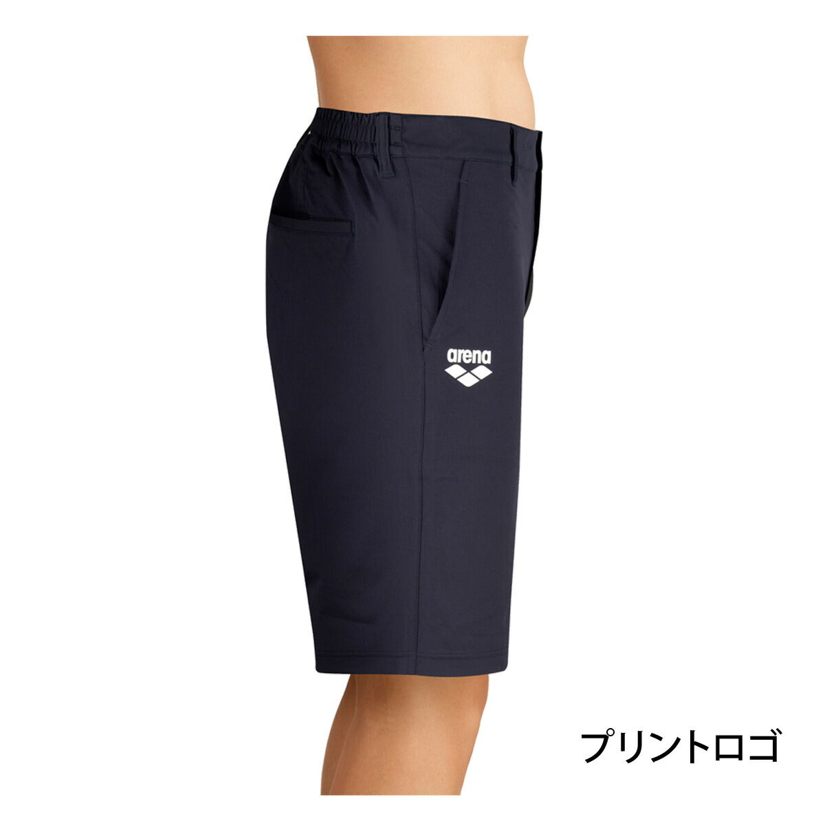 アリーナ スポーツ 短パン ハーフパンツ メンズ ブランド ショートパンツ arena ストレッチ 招集所持ち込み可 水泳 競泳 コーチ 監督 AS6FHP02U ネイビー ベージュ 新作 大きいサイズ 有 スポーツウェア