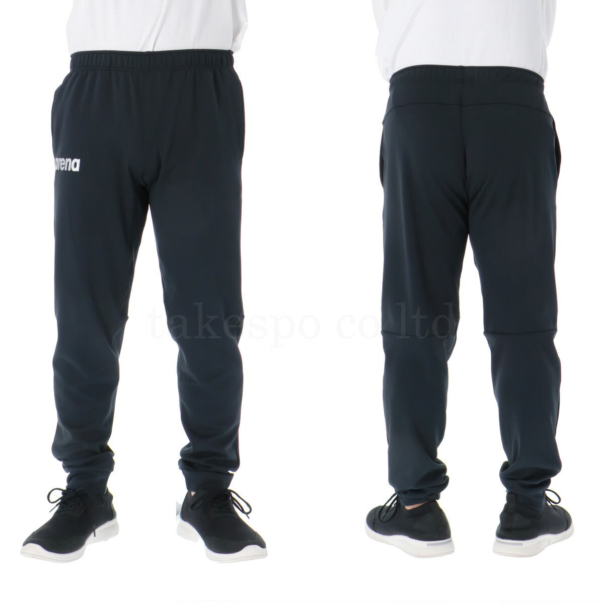 アリーナ ロングパンツ メンズ チーム ブラック グレー AS6SLP32U