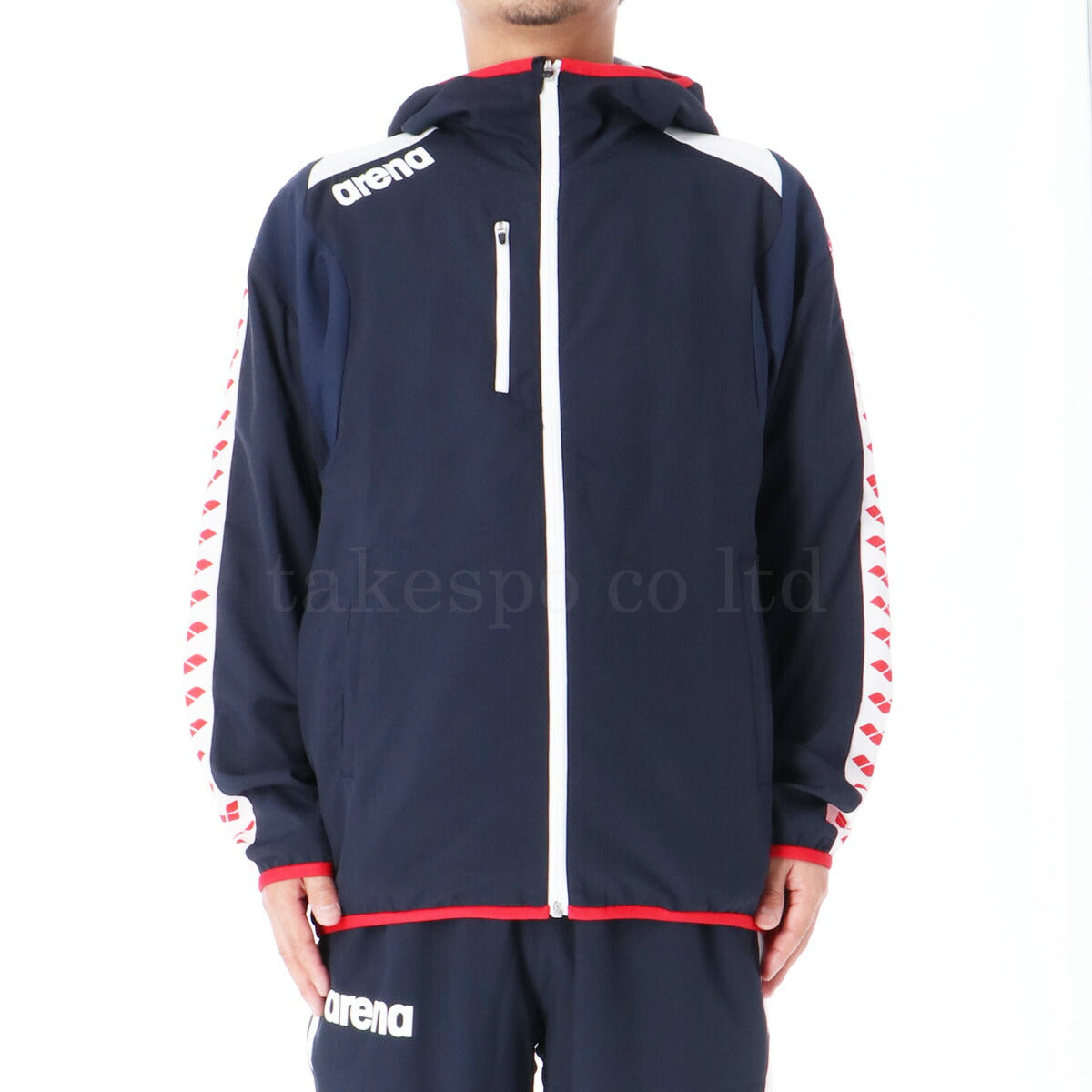 アリーナ メンズ ウインドブレーカー上下 チーム arena アパレル 上下 ASS4JKU001/ASS4LPU002