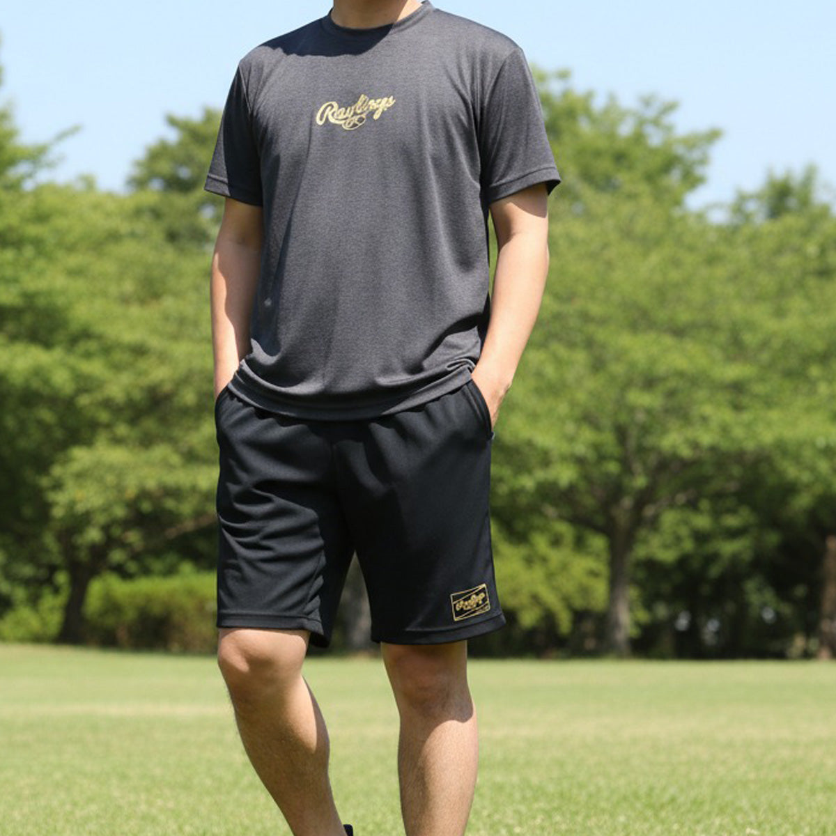 ローリングス Tシャツ ハーフパンツ 上下 メンズ AST16S02