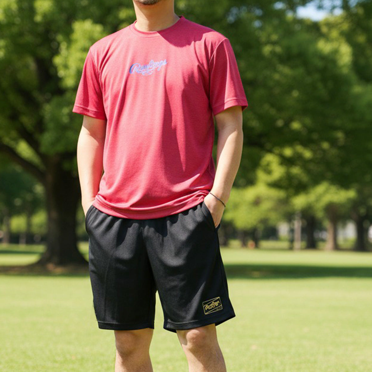 ローリングス Tシャツ ハーフパンツ 上下 メンズ AST16S02