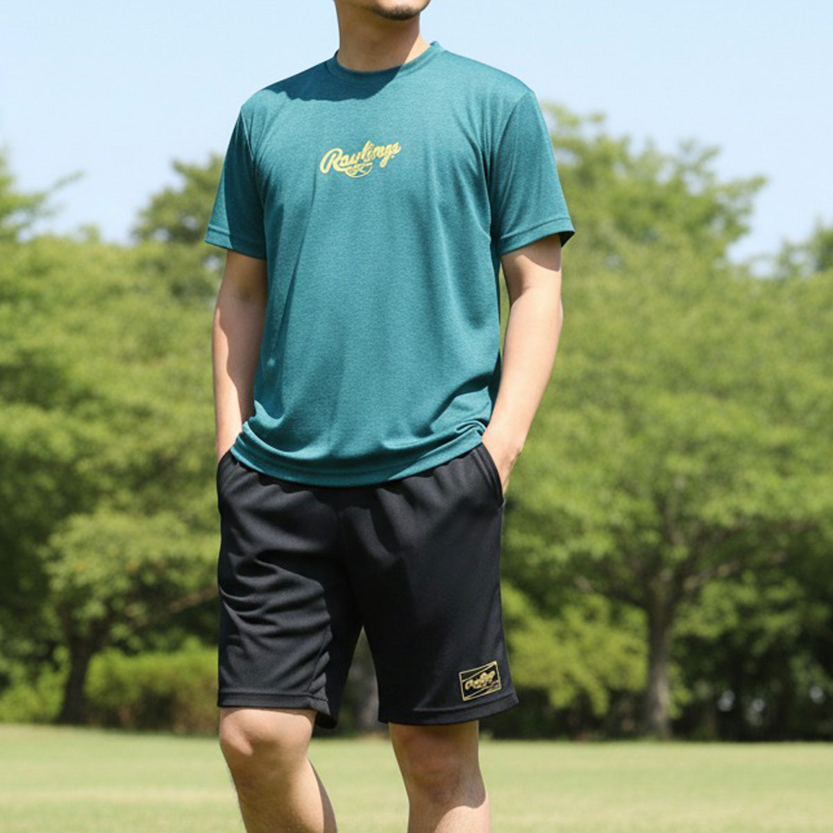 ローリングス Tシャツ ハーフパンツ 上下 メンズ AST16S02