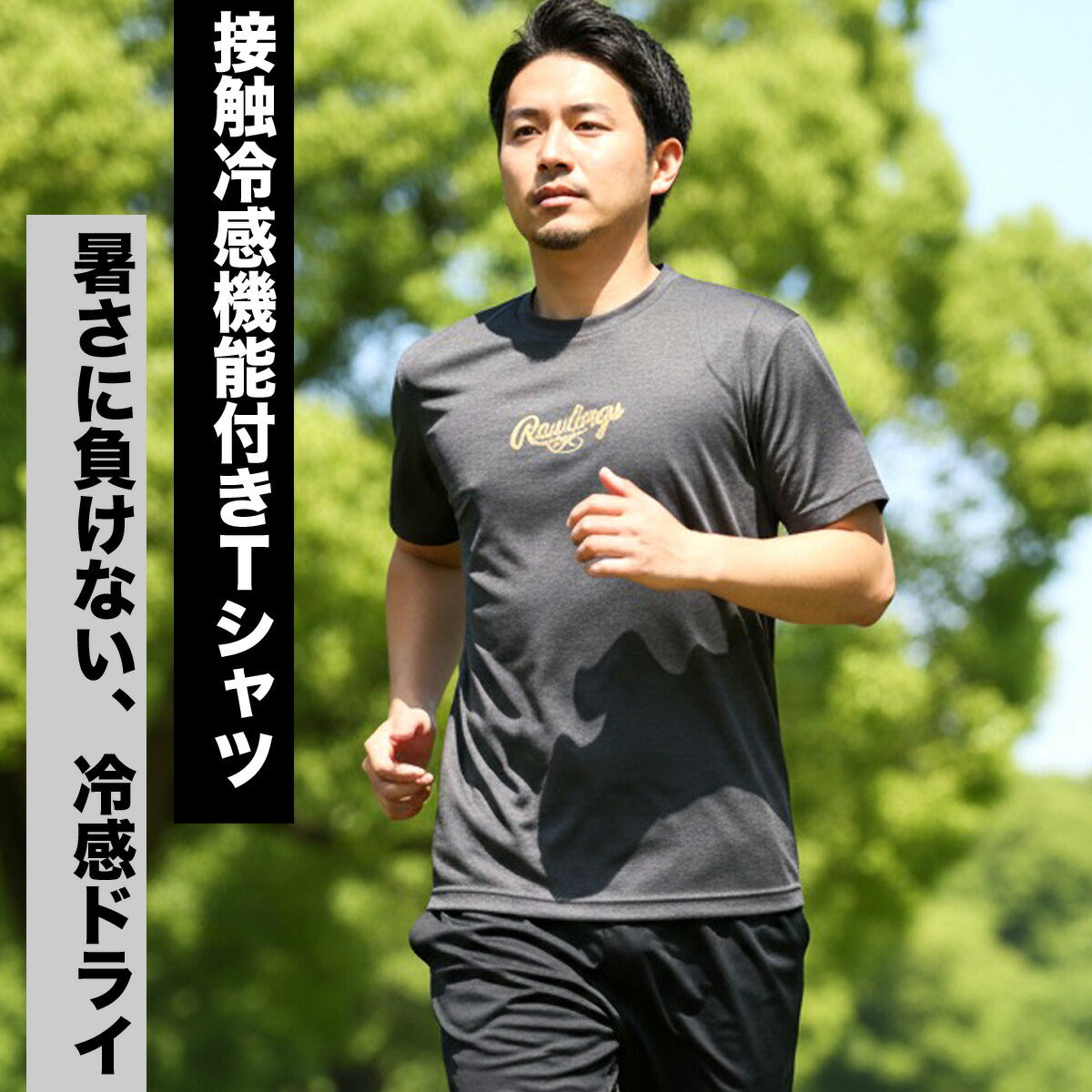 ローリングス Tシャツ メンズ ブラック ネイビー ピンク グリーン AST16S02