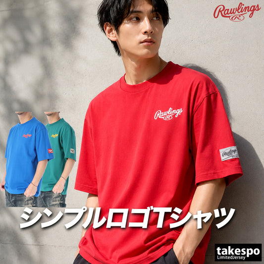 ローリングス Tシャツ メンズ ブラック ブルー ブラウン レッド グリーン ネイビー ホワイト AST16S06