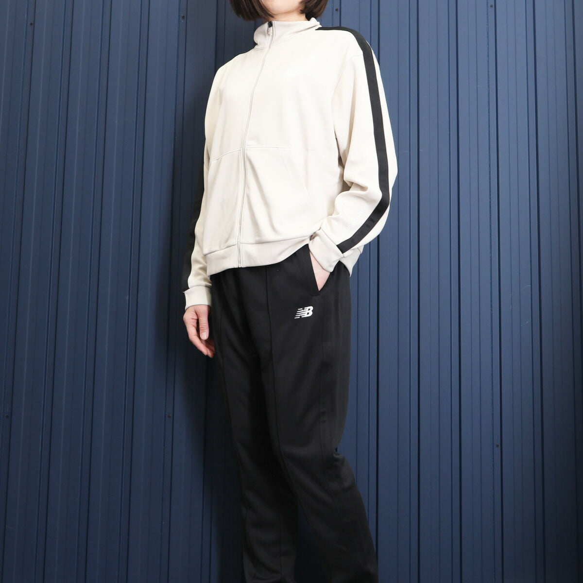 ニューバランス レディース ジャージ上下 ニット トラック newbalance アパレル 上下 AWJ51505/AWP51106
