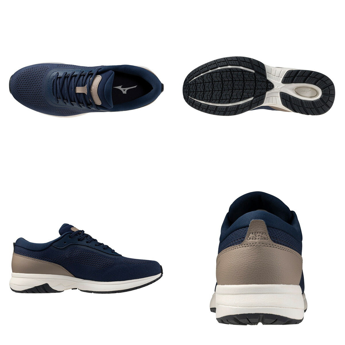 ミズノ シューズ メンズ レディース ウエーブクロスイー NS ブラック ネイビー ホワイト B1GE2400