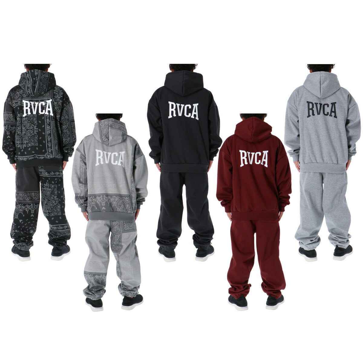 ルーカ メンズ スウェット上下 WRWB RVCA アパレル 上下 BE04B015/BE04B707