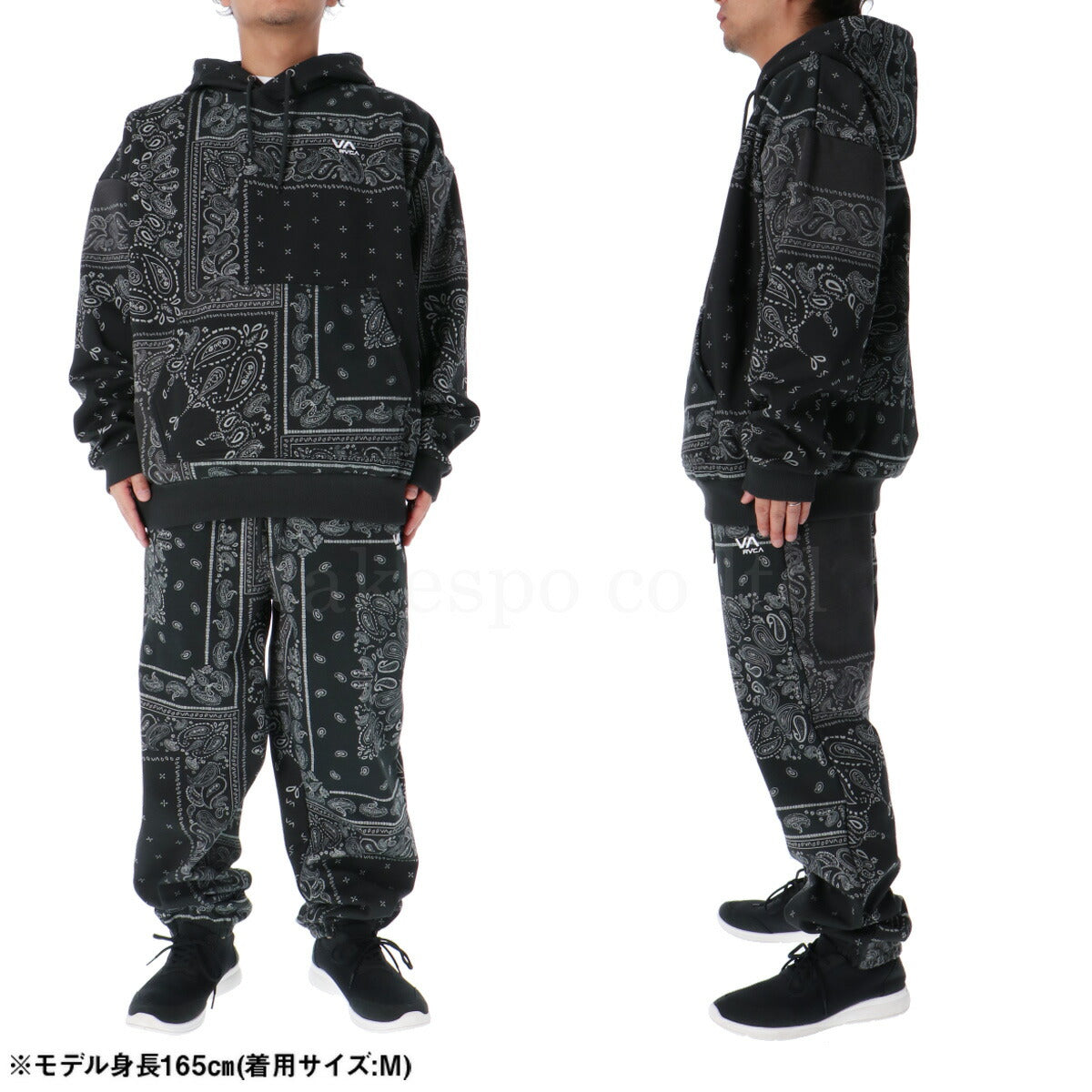 ルーカ メンズ スウェット上下 WRWB RVCA アパレル 上下 BE04B015/BE04B707