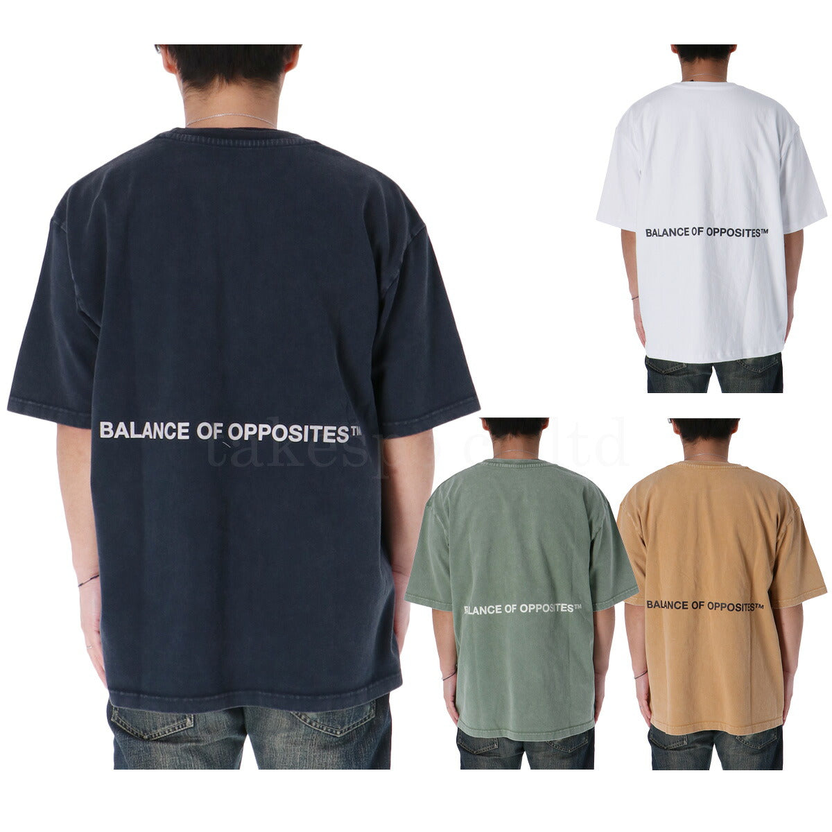 ルーカ Tシャツ メンズ DAY DREAM ブラック ホワイト ブラウン カーキグリーン BF041261