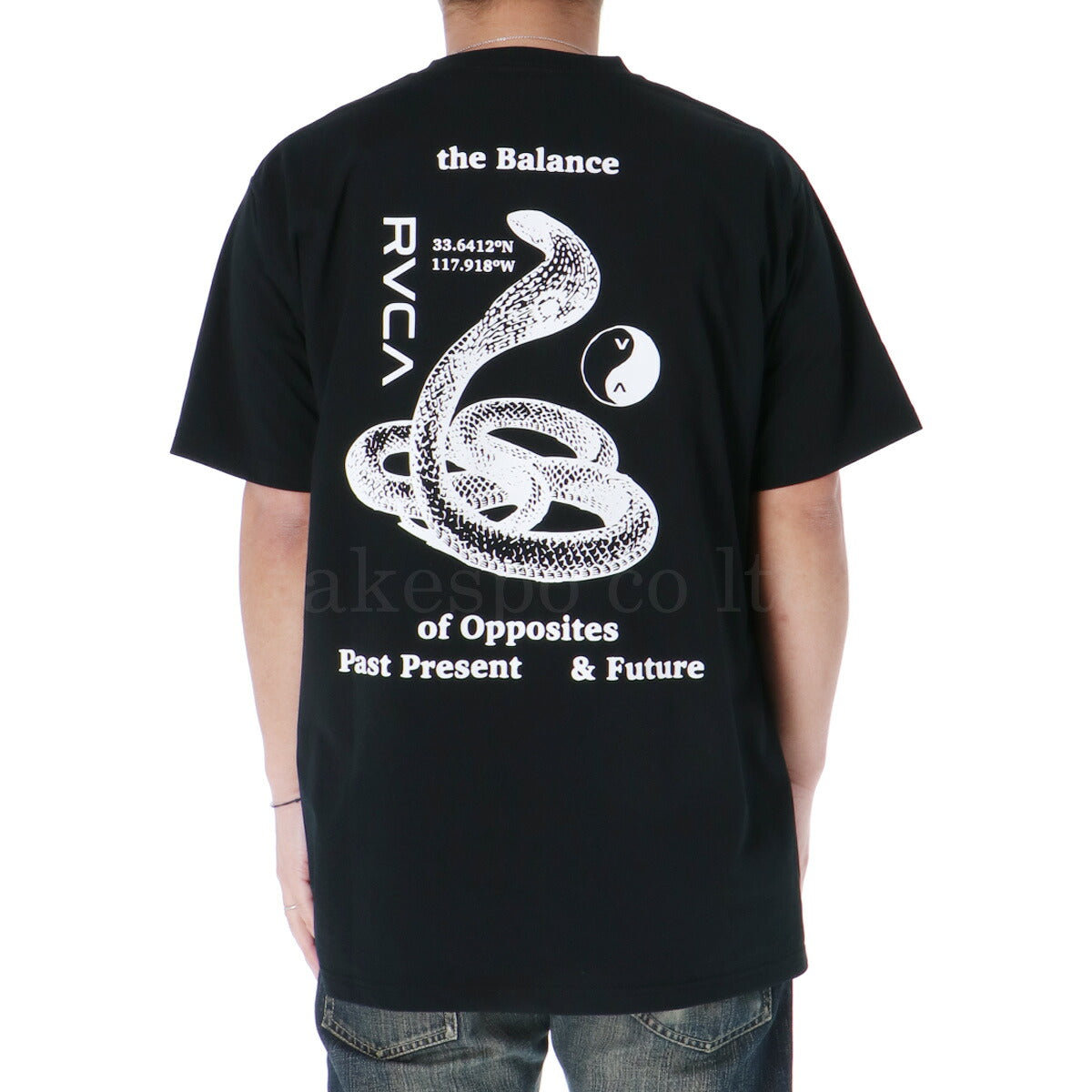 ルーカ Tシャツ メンズ BALANCE COBRA ブラック ホワイト BF041873