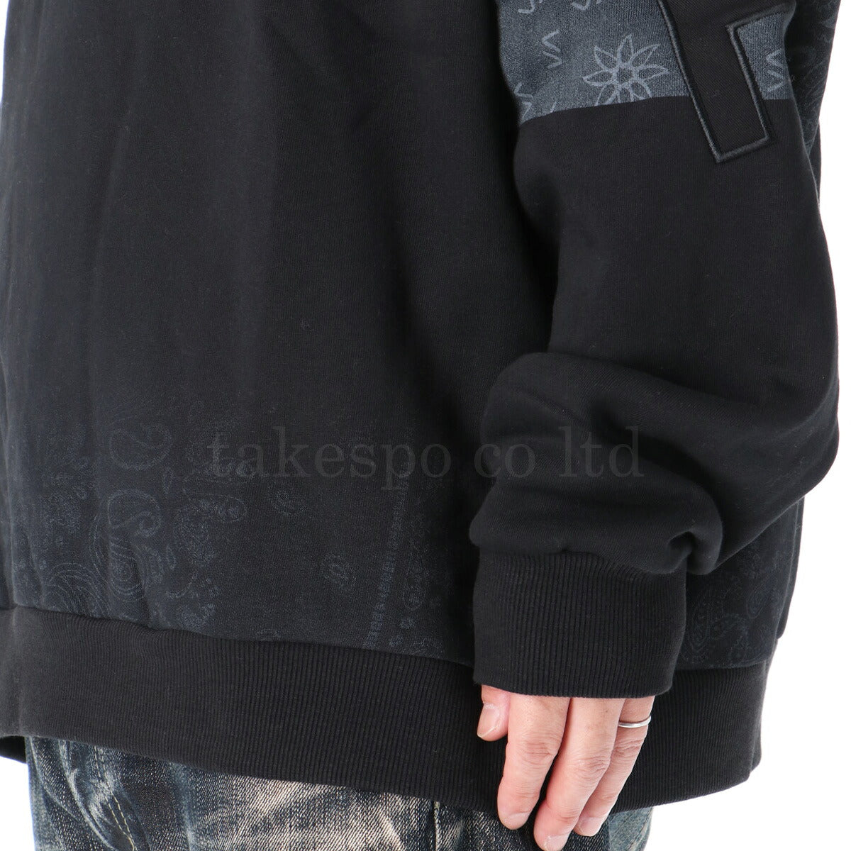 ルーカ スウェットシャツ メンズ FADE BACK SIDE ARCH RVCA ブラック ベージュ BF042001
