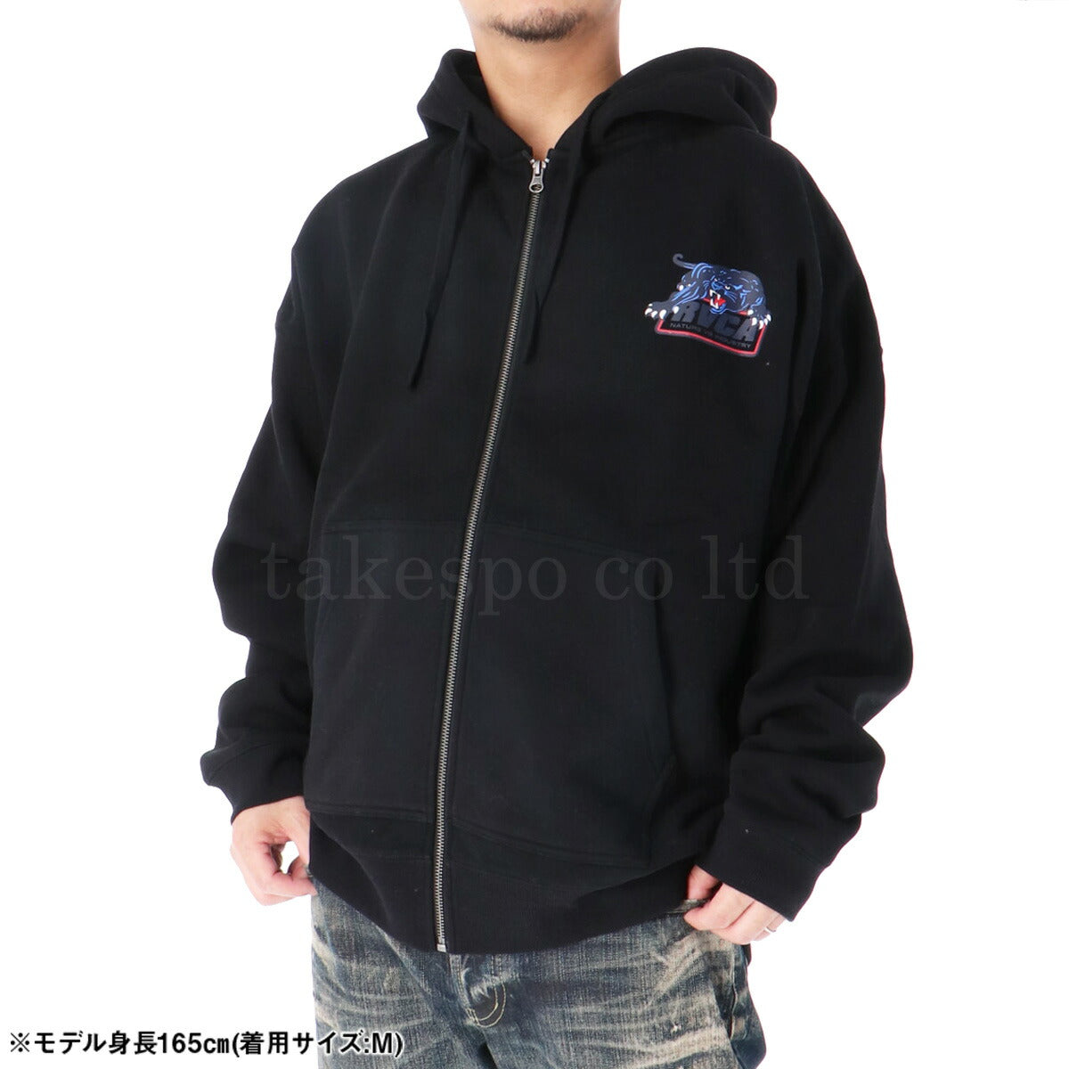 ルーカ スウェットパーカー メンズ PENSTATION ブラック ホワイト BF042022