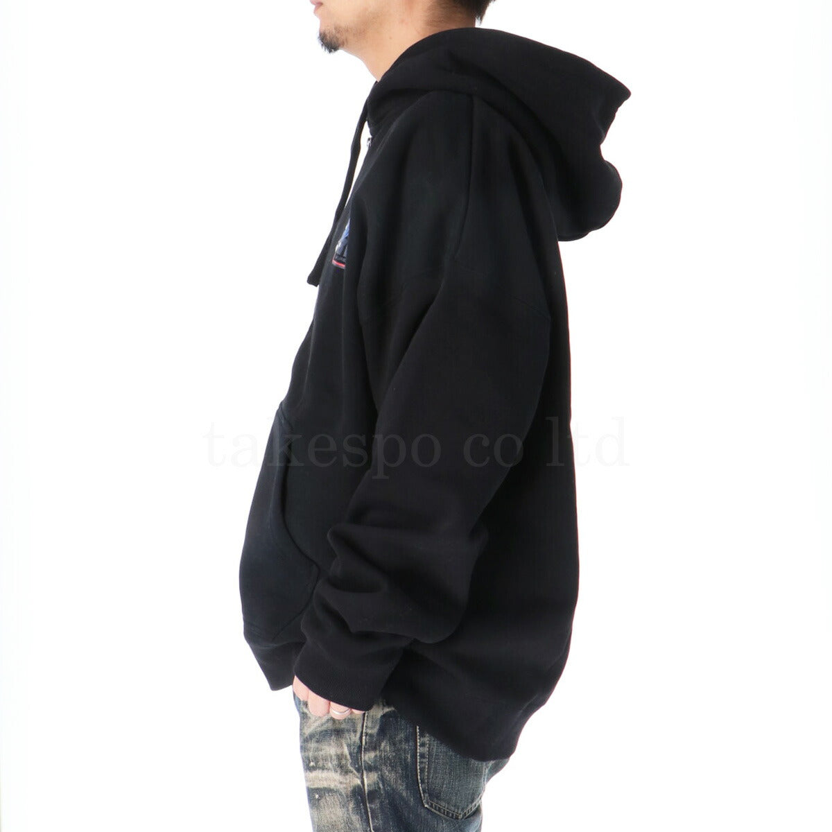 ルーカ スウェットパーカー メンズ PENSTATION ブラック ホワイト BF042022