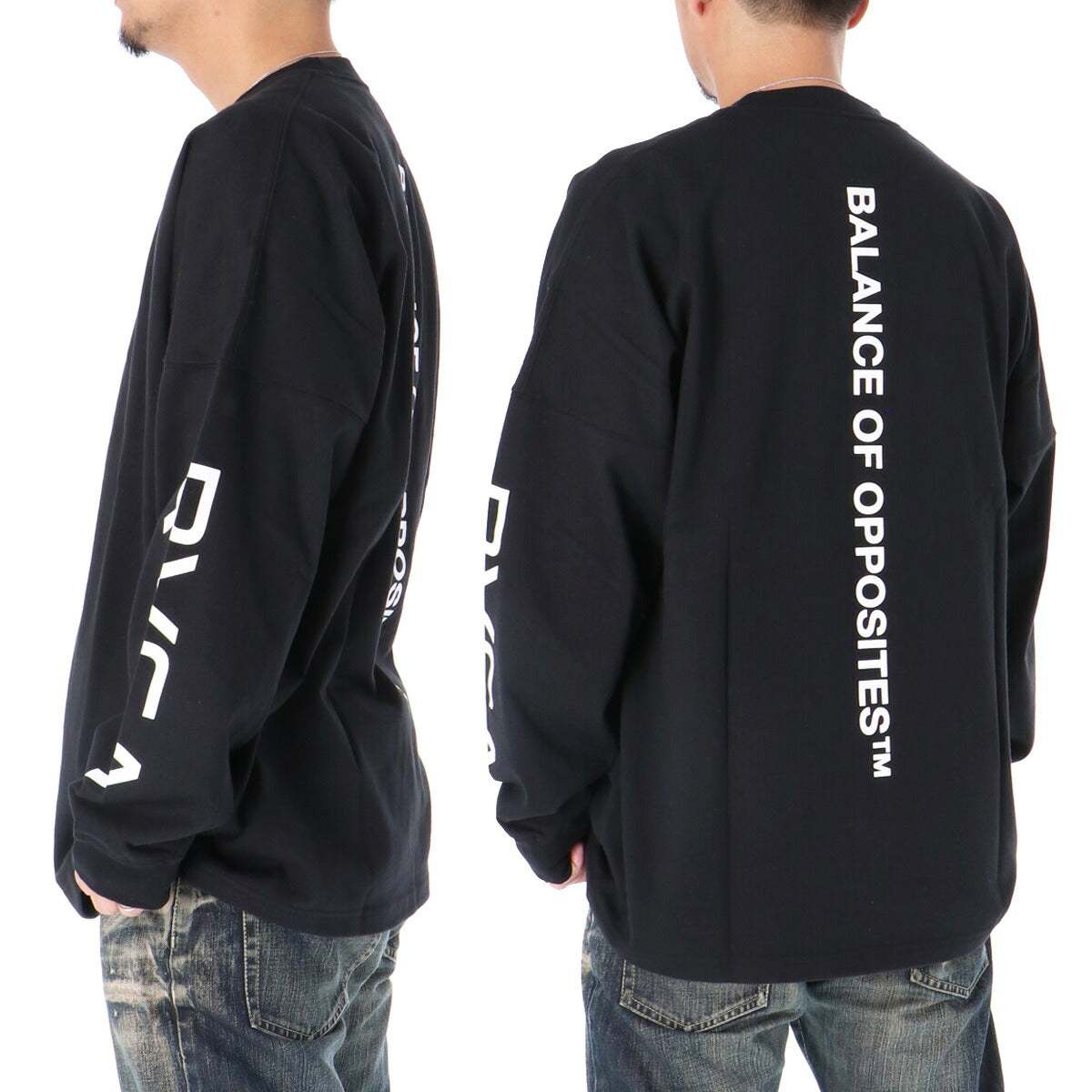ルーカ Tシャツ メンズ ブラック ホワイト ベージュ ブルー BF042051