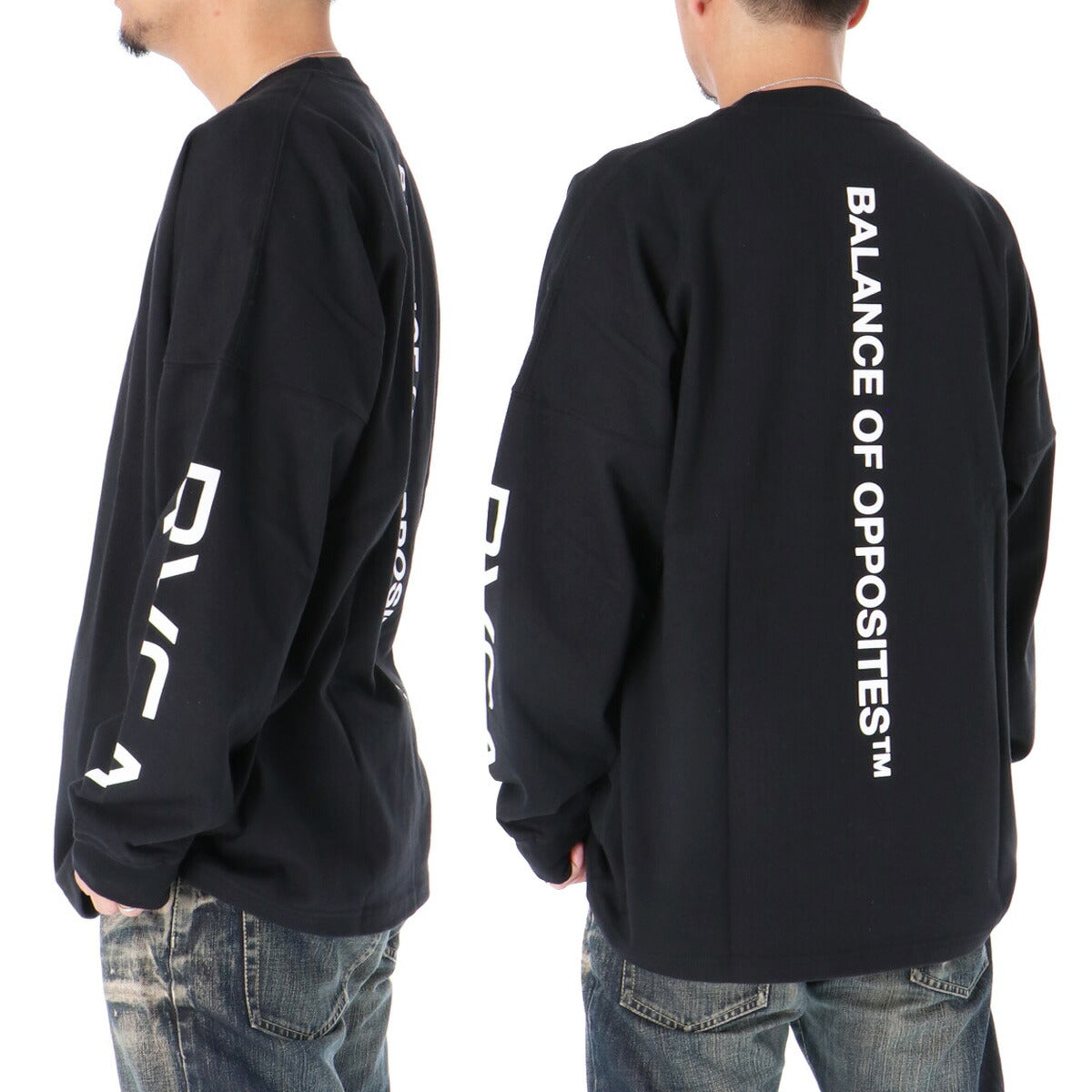 ルーカ Tシャツ メンズ ブラック ホワイト ベージュ ブルー BF042051
