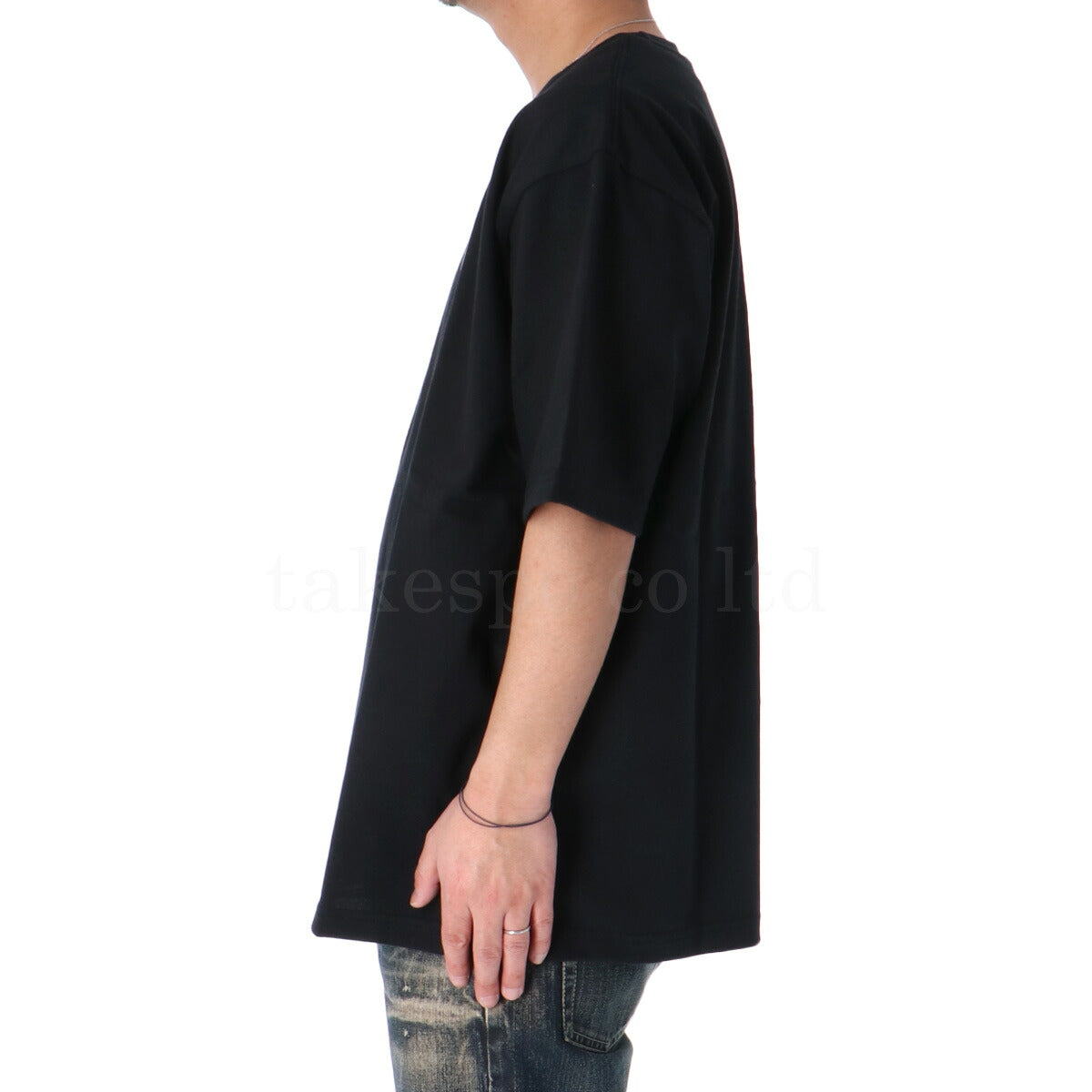 ルーカ Tシャツ メンズ ストーンウォッシュ ブラック ホワイト レッド ブルー BF04A203