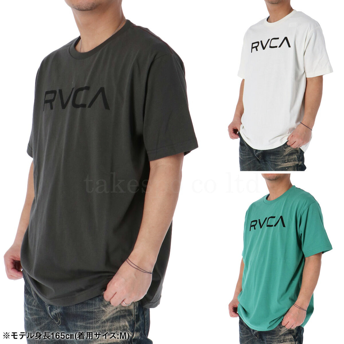 ルーカ Tシャツ メンズ レッドステッチ RED STITCH ブラック ホワイト グリーン BF04A212