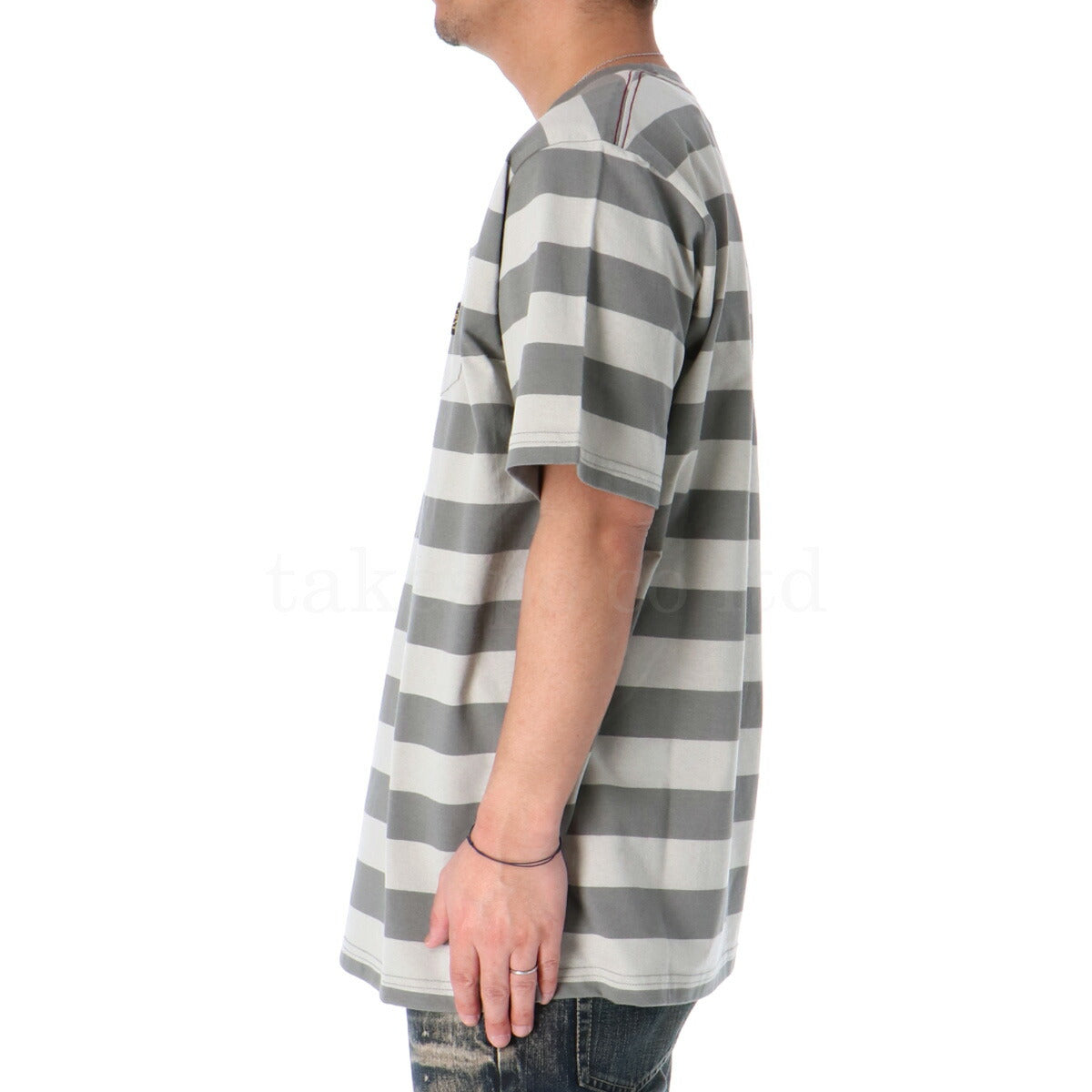 ルーカ Tシャツ メンズ MALONE ピンク グレー グリーン BF04A215