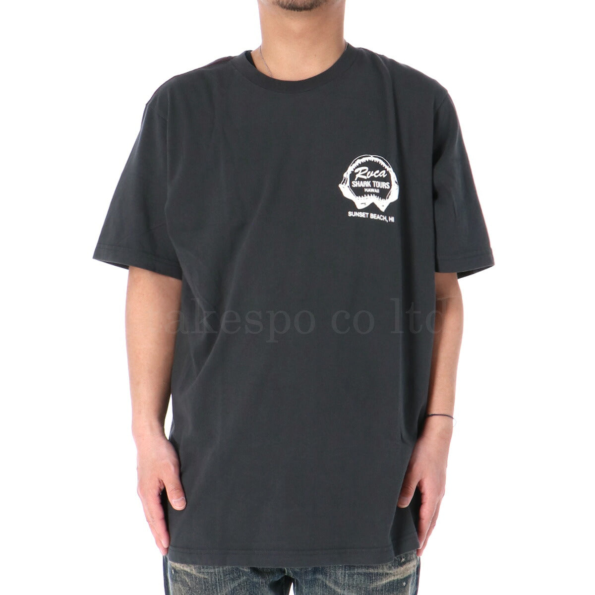 ルーカ Tシャツ メンズ SHARK TOURS グレー カーキグリーン BF04A292