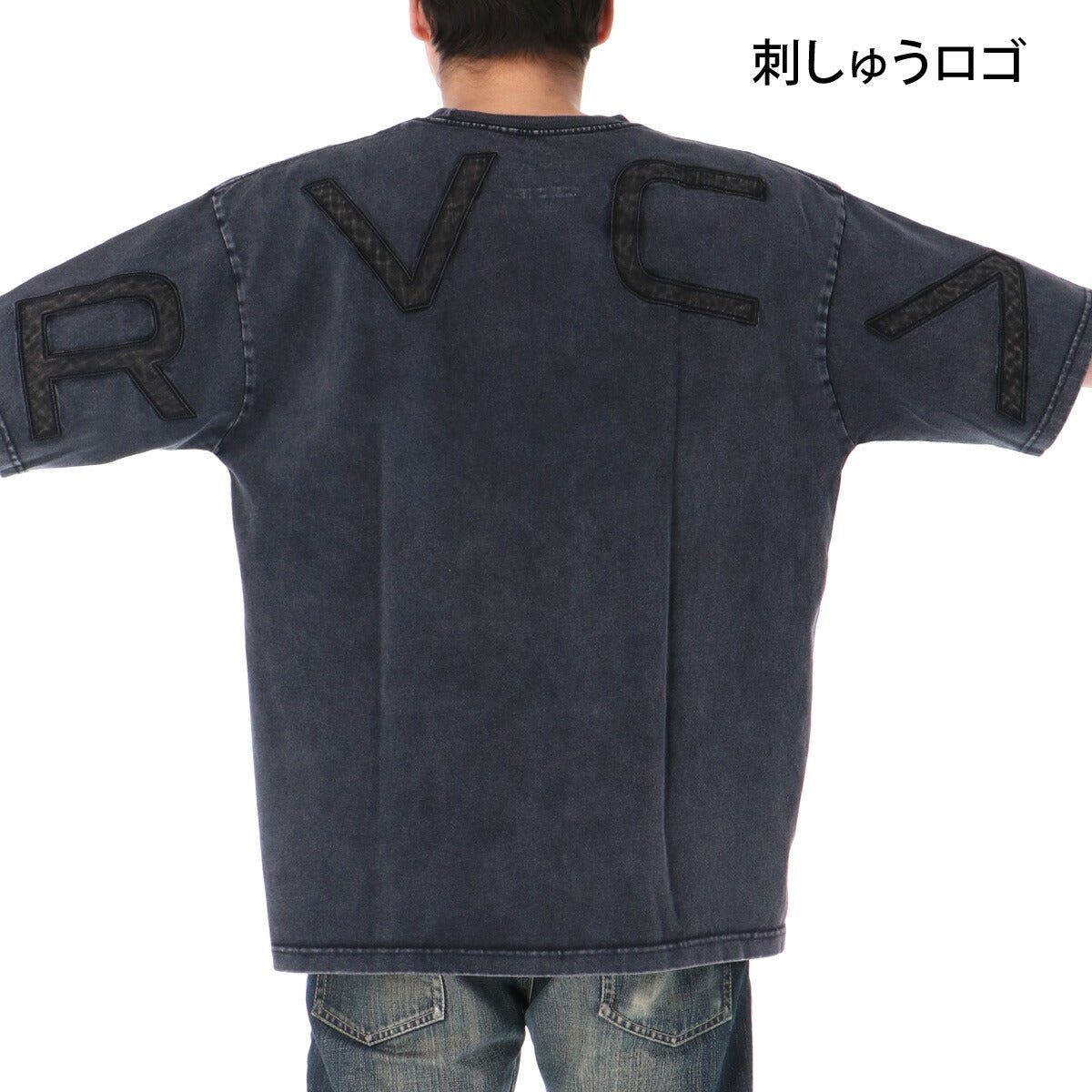 ルーカ 半袖 バックサイドアーチロゴ Tシャツ メンズ ブランド RVCA コットン100 綿100 ゆったり ビッグロゴ 黒 白 ヘビーウェイト オーバーサイズ BG041210 新作 大きいサイズ 有 スポーツウェア トレーニングウェア スポーツ おしゃれ - 【公式】限定ジャージのタケスポ（Limited jersey takespo）