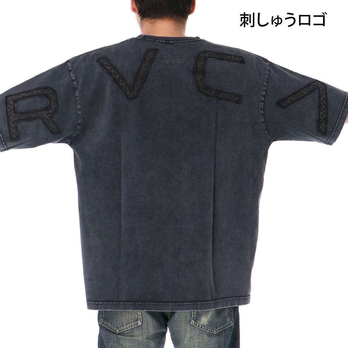 ルーカ Tシャツ メンズ バックサイドアーチロゴ ホワイト ブラック カーキグリーン BG041210