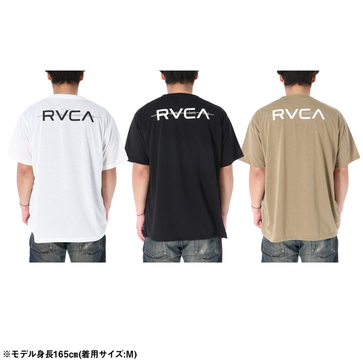 ルーカ Tシャツ メンズ ストレートエッジ ホワイト ブラック カーキグリーン BG041217