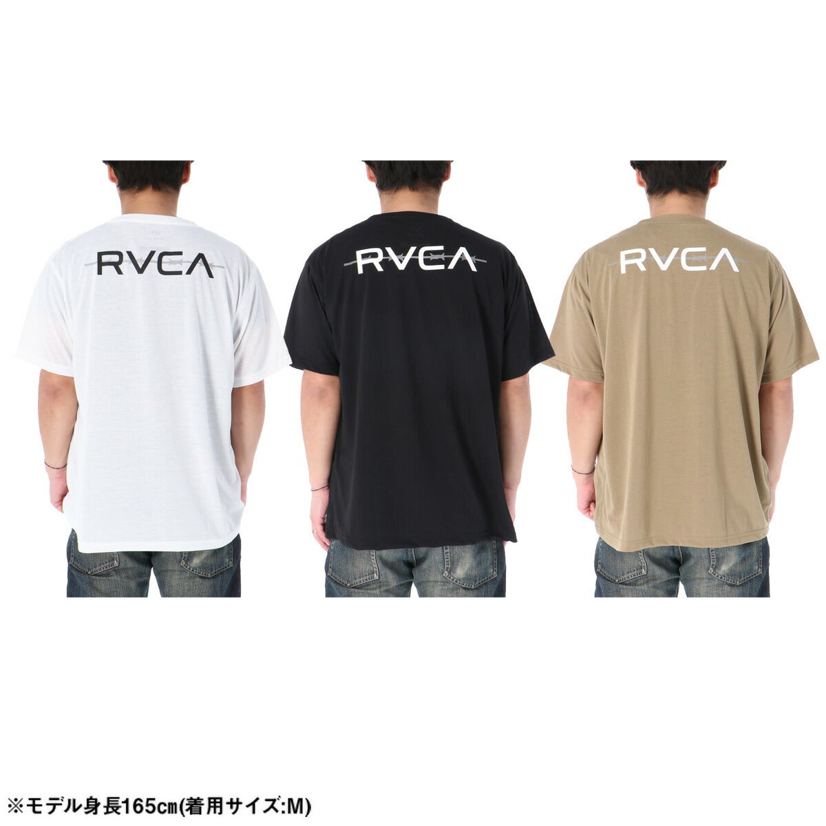 ルーカ Tシャツ メンズ ストレートエッジ ホワイト ブラック カーキグリーン BG041217
