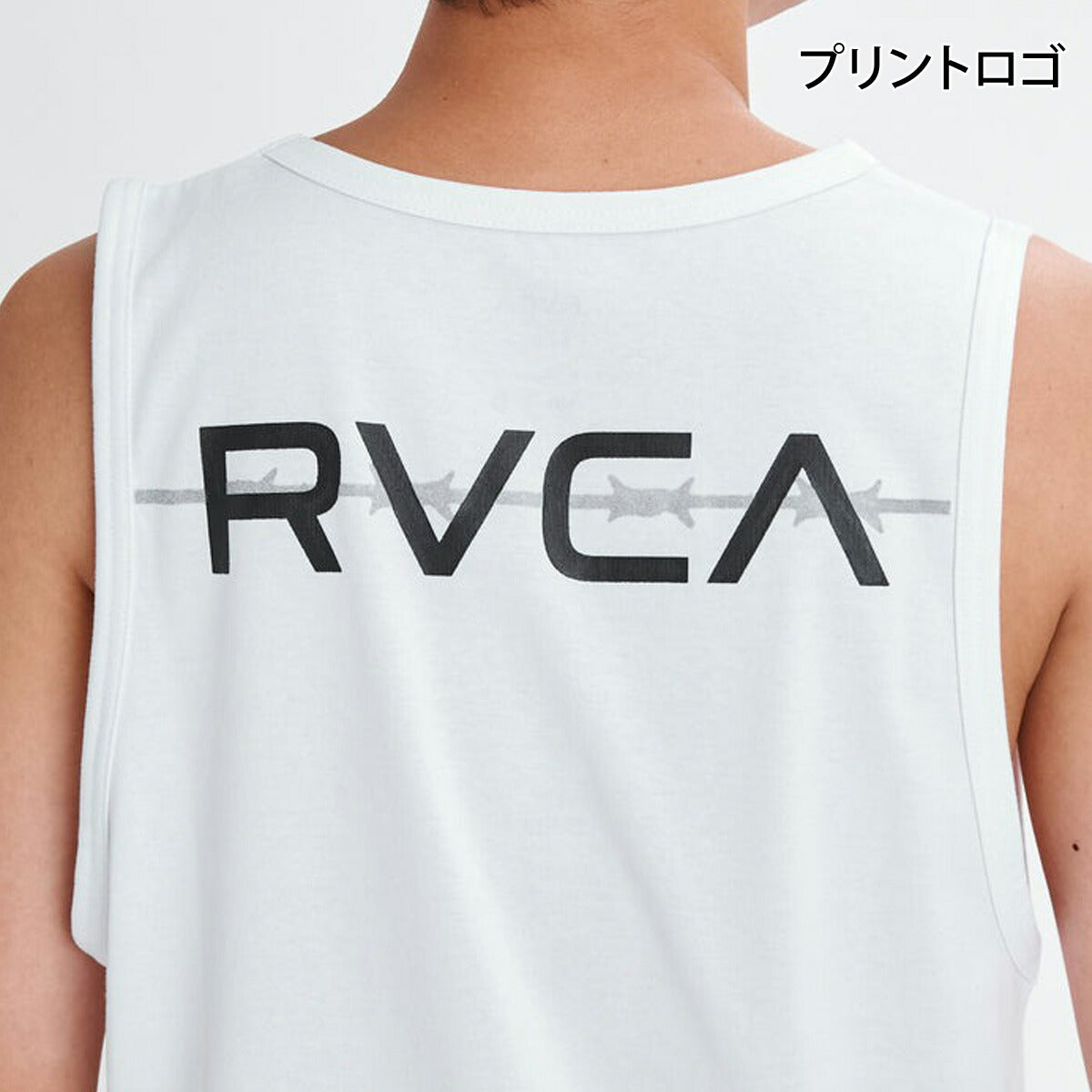 ルーカ タンクトップ メンズ ブラック ホワイト カーキグリーン BG041354