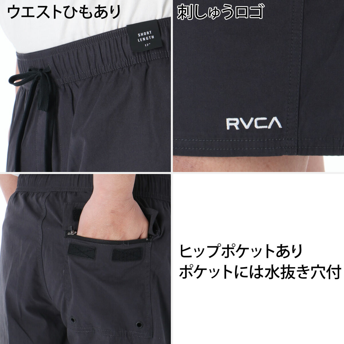 ルーカ ショートパンツ メンズ ブラック イエロー BG041503